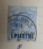 Oude postzegels Britse Gemenebest – Levant, Postzegels en Munten, Ophalen of Verzenden, Gestempeld