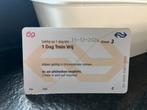 Geen onzin biedingen NS vrij tickets dagkaart 45€ per stuk…!, Tickets en Kaartjes, Eén persoon, Trein, Algemeen kaartje
