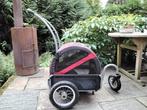 Doggy ride, fietskar/wandelwagen hond, Ophalen