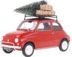 Fiat 500 L 1968 Rood Christmas Model 1/18 Norev 187779, Hobby en Vrije tijd, Modelauto's | 1:18, Auto, Norev, Ophalen of Verzenden