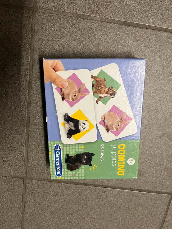 Clementoni Domino puppies, Kinderen en Baby's, Speelgoed | Educatief en Creatief, Gebruikt, Puzzelen, Ontdekken, Ophalen of Verzenden