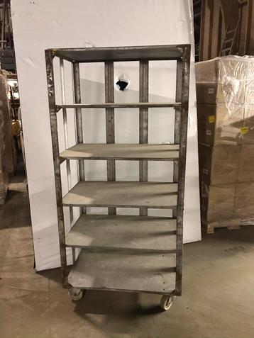 Regaalwagen, transportwagen, kar, vintage, VTwonen, UNIEK beschikbaar voor biedingen