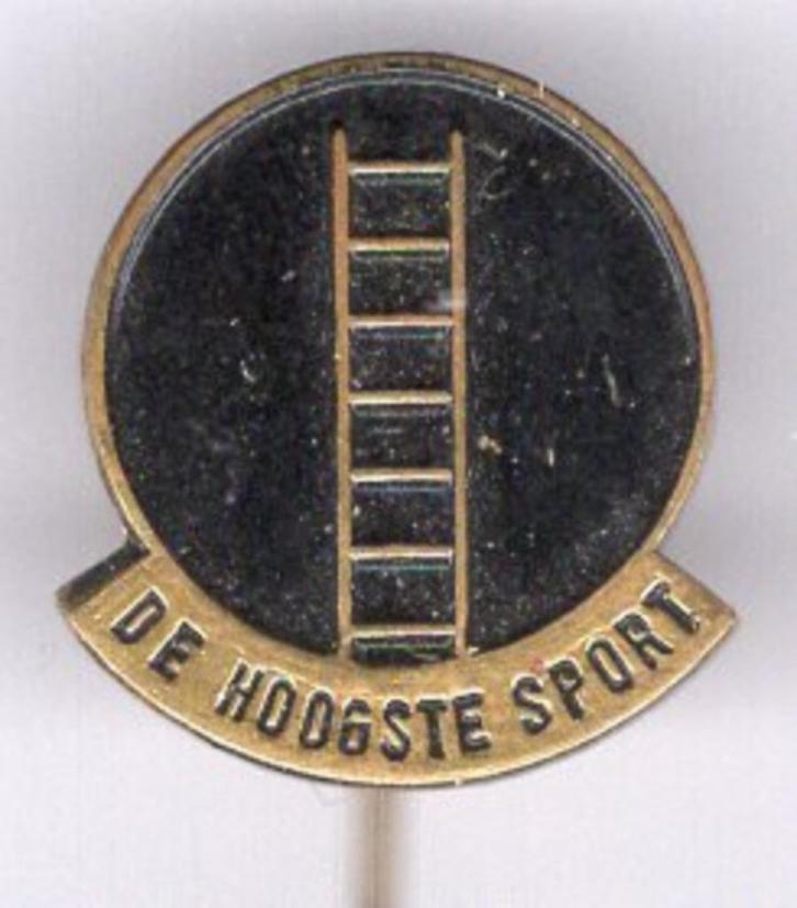 de Hoogste sport op koper sport speldje ( Z_175 ), Verzamelen, Speldjes, Pins en Buttons, Zo goed als nieuw, Speldje of Pin, Sport