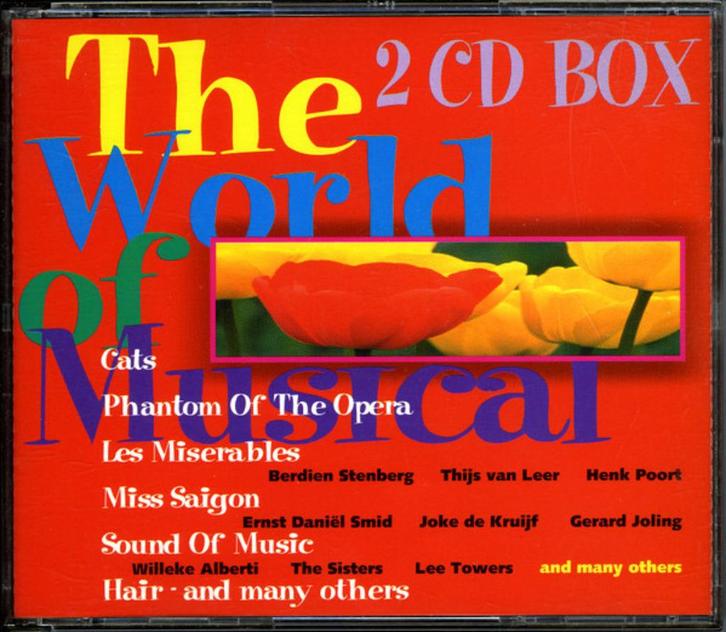 The World Of Musical 2XCD, Cd's en Dvd's, Cd's | Nederlandstalig, Zo goed als nieuw, Soundtrack of Musical, Verzenden
