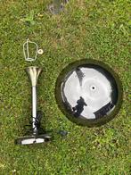 Massive bureaulamp gispen vintage chroom art deco lamp, Antiek en Kunst, Verzenden