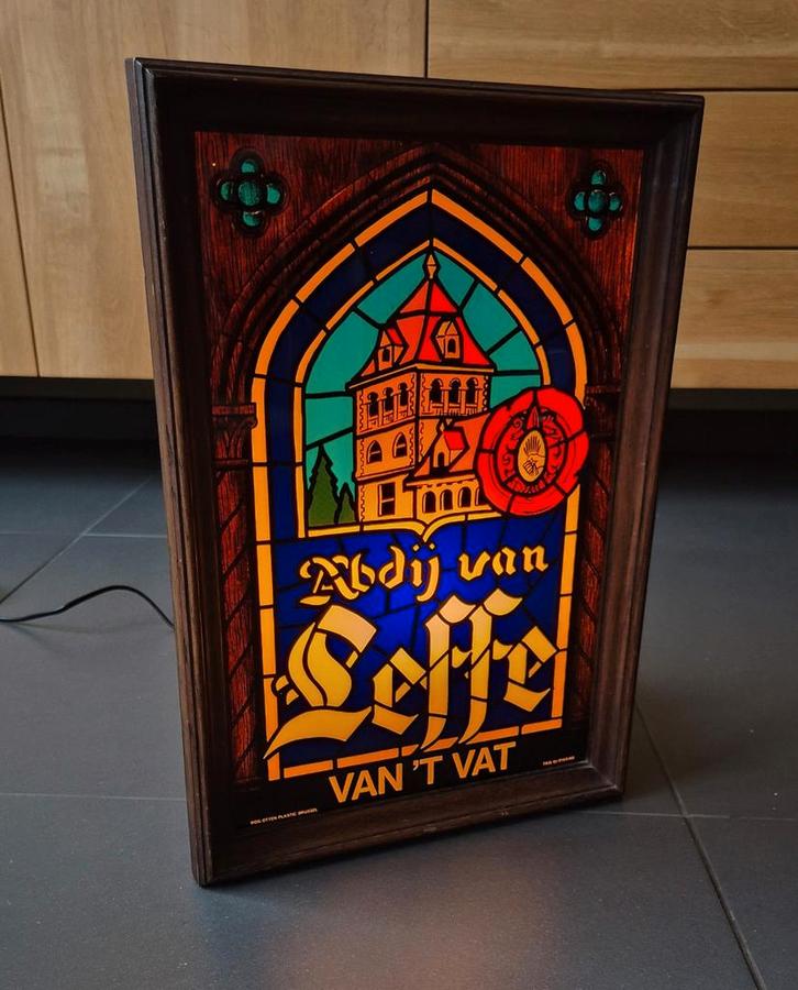 LEFFE Lichtreclame, Verzamelen, Biermerken, Zo goed als nieuw, Overige typen, Overige merken, Ophalen of Verzenden