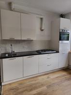 Complete Zeer Nette Rechte Keuken + Apparatuur GEDEMONTEERD, Enkelwandige keuken, Ophalen of Verzenden, Crème, Composiet
