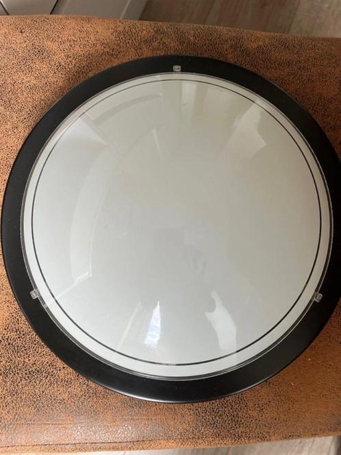 Modern Retro Plafondlamp, Huis en Inrichting, Lampen | Plafondlampen, Zo goed als nieuw, Glas, Ophalen of Verzenden