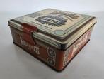 OUD BROCANT "AGIO MEHARI'S" BLIK, Ophalen of Verzenden, Gebruikt, Tabaksdoos of Verpakking