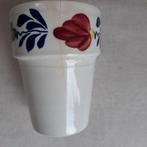 Boererbont melk beker - één stuks - beschadigd -, Ophalen of Verzenden, Aardewerk, Overige stijlen, Overige typen