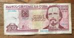 Cuba 100 pesos 2001 circulatie nominaal 4€ 082884, Los biljet, Ophalen of Verzenden, Noord-Amerika