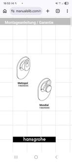 Hansgrohe  mondial inbouwkraan compleet, Ophalen of Verzenden