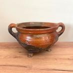 Kookpot - graap - 15e / 16e eeuw - bodemvondsten - aardewerk, Antiek en Kunst, Ophalen of Verzenden