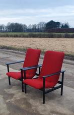 Set 2 Dutch vintage design Fristho Cor Bontebal stoel impa, Ophalen, Hout, Zo goed als nieuw, Vintage deens dutch stijl mcm