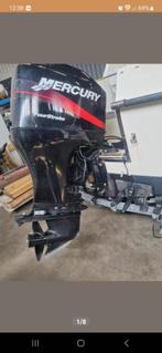 Mercury 90 PK 4 takt Langstaart, Watersport en Boten, Buiten- en Binnenboordmotoren, Ophalen, Gebruikt, 30 pk of meer, Elektrische start