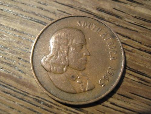 Suid Afrika 2 Cents 1965, Jan van Riebeeck #511, Postzegels en Munten, Munten | Afrika, Losse munt, Zuid-Afrika, Verzenden