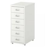 Ladekastje Ikea Helmer wit, Ophalen, Minder dan 50 cm, 5 laden of meer, Zo goed als nieuw