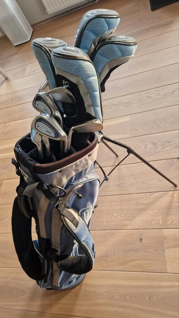 Dunlop Avega Dames Golfset Rechtshandig met Ping golftas, Sport en Fitness, Golf, Gebruikt, Set, Overige merken, Ophalen of Verzenden