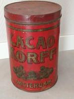 Vintage - grote Cacaotrommel 40 cm, Ophalen of Verzenden, Gebruikt, Overige, Overige merken