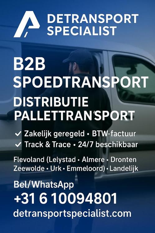 Zakelijk transport Flevoland – snel & betrouwbaar, Vacatures, Vacatures | Chauffeurs, Overige niveaus, Freelance of Uitzendbasis