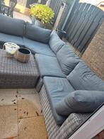 Luxe Wicker Loungeset - 7 Zitplaatsen, Tuin en Terras, Tuinsets en Loungesets, Bank, Ophalen of Verzenden, Zo goed als nieuw, Loungeset