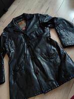 Leren dames jas M pall mall  vintage PME American classic, Maat 38/40 (M), Zwart, Ophalen of Verzenden, Gedragen