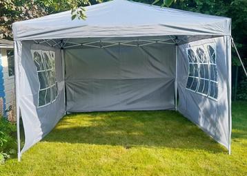 Partytent 3x3m te huur – met zijwanden – €30 voor 3 dagen beschikbaar voor biedingen