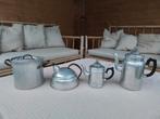 Antieke kofiepotten, fluitketel, pannetje aluminium, Ophalen of Verzenden