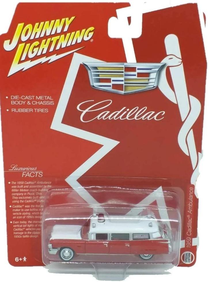 Cadillac ambulance 1959, Hobby en Vrije tijd, Modelauto's | Overige schalen, Nieuw, Auto, Ophalen of Verzenden