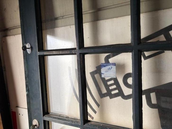 deur voor deur voordeur, Doe-het-zelf en Verbouw, Deuren en Horren, Gebruikt, Buitendeur, 200 tot 215 cm, Hout, Ophalen