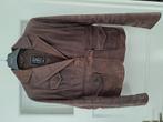 Sluisleder jas dames, Ophalen, Bruin, Sluis leder, Maat 56/58 (XL)