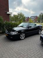 Saab 9-3 2.0 Turbo Cabrio AUT 2003 Zwart, Auto's, Saab, Zwart, 4 cilinders, Cabriolet, 4 stoelen