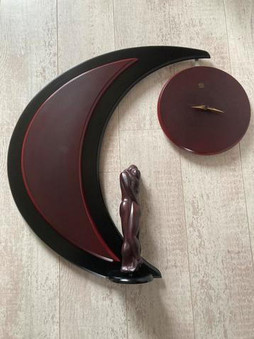 Retro klok 1977 , “loving under the moon” beschikbaar voor biedingen