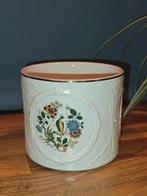 Frankton Tegelen Bloempot, Rond, Ophalen of Verzenden, Zo goed als nieuw, Aardewerk