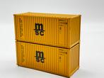 MSC 20 ft. 2 stuks zeecontainer LADING CONTAINER, Hobby en Vrije tijd, Modelauto's | 1:50, Overige merken, HGL74-@hotmail.com