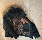 HOLLIES Chatel Jas Goud Zwart/Naturel, Kleding | Dames, Jassen | Winter, Ophalen, Zo goed als nieuw, Maat 36 (S), Zwart