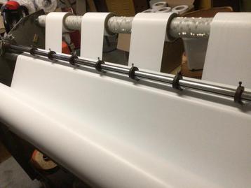 Witte PVC Folie - 0.1mm, 135cm breed, 200m rol beschikbaar voor biedingen