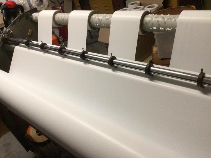 Witte PVC Folie - 0.1mm, 135cm breed, 200m rol, Doe-het-zelf en Verbouw, Zeil en Folie, Nieuw, Folie, 15 m² of meer, Ophalen