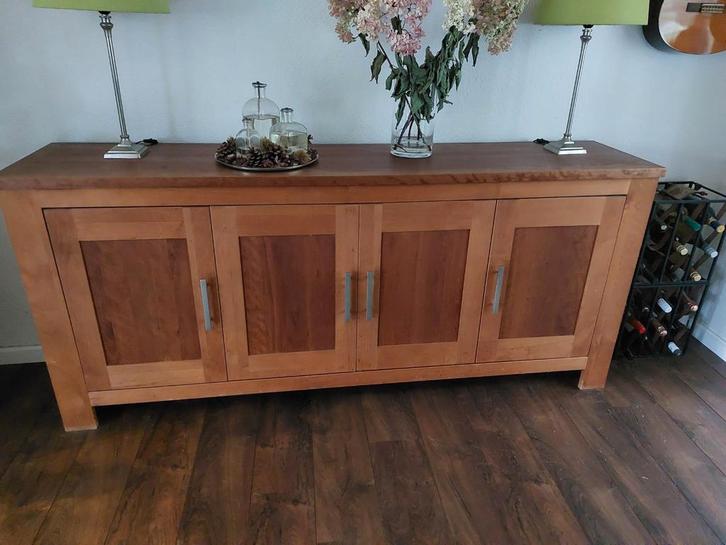 Dressoir kersen hout,  zware kwaliteit, Huis en Inrichting, Kasten | Dressoirs, Gebruikt, 25 tot 50 cm, Ophalen