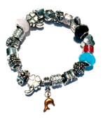 Pandora armband met bedels, Ophalen of Verzenden, Zo goed als nieuw, Zilver, Met bedels of kralen