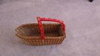 oud retro mandje voor wijnfles, Ophalen of Verzenden, Huis en Inrichting