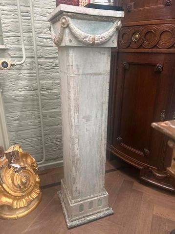 Antiek zuiltje, ca. 1870, originele patina beschikbaar voor biedingen