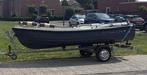 Console boot (sloep)  incl motor en trailer, Watersport en Boten, Vis- en Consoleboten, Ophalen, Tot 10 pk, Zo goed als nieuw