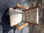 Brocante fauteuil, Huis en Inrichting, Fauteuils, 75 tot 100 cm, Gebruikt, 75 tot 100 cm, Hout