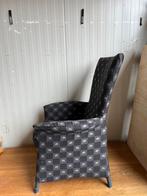 Witteman stoel met olifanten bekleed, Huis en Inrichting, Fauteuils, Ophalen, Zo goed als nieuw, 75 tot 100 cm