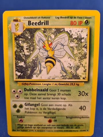 Beedrill 17/102 - Base (NL) beschikbaar voor biedingen