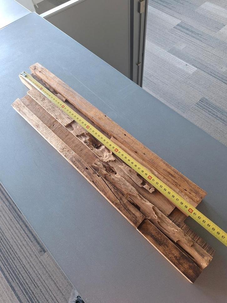 Houten Wanddecoratie Paneel, Huis en Inrichting, Woonaccessoires | Wanddecoraties, Gebruikt, Ophalen