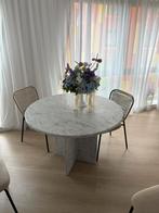 Round Marble Tulip table/ Ronde marmeren tafel (Tulp, Huis en Inrichting, Tafels | Eettafels, Ophalen, Gebruikt, Rond, 100 tot 150 cm