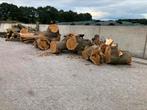 Eiken haardhout ongeveer 9 a 10 m3, Tuin en Terras, Haardhout, Ophalen, Blokken