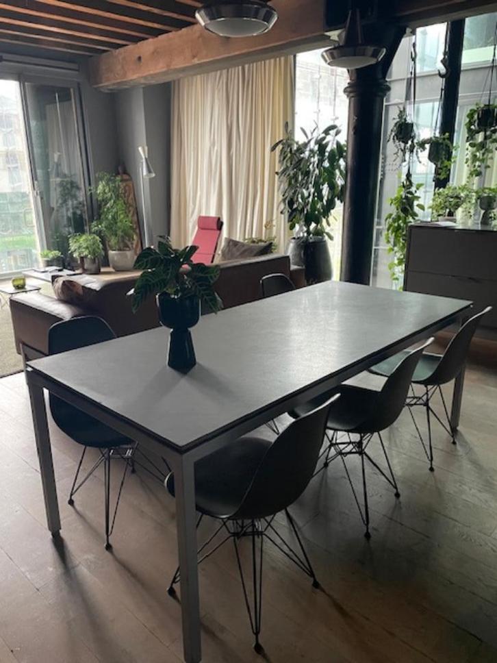GRATIS    eetkamer tafel Metaform S40    GRATIS, Huis en Inrichting, Tafels | Eettafels, Zo goed als nieuw, 50 tot 100 cm, 200 cm of meer